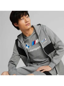 Худі та світшоти PUMA Bmw Mms Hdd Sweat Jacket модель 535864 Фото