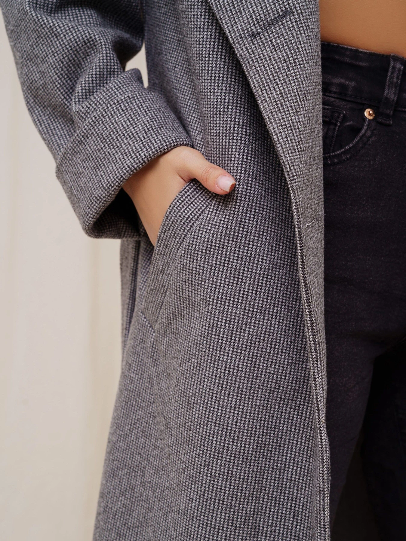 Пальта та плащі ISSA Plus модель 13541_grey. Пальта та плащі ISSA Plus модель 13541_grey. Фото
