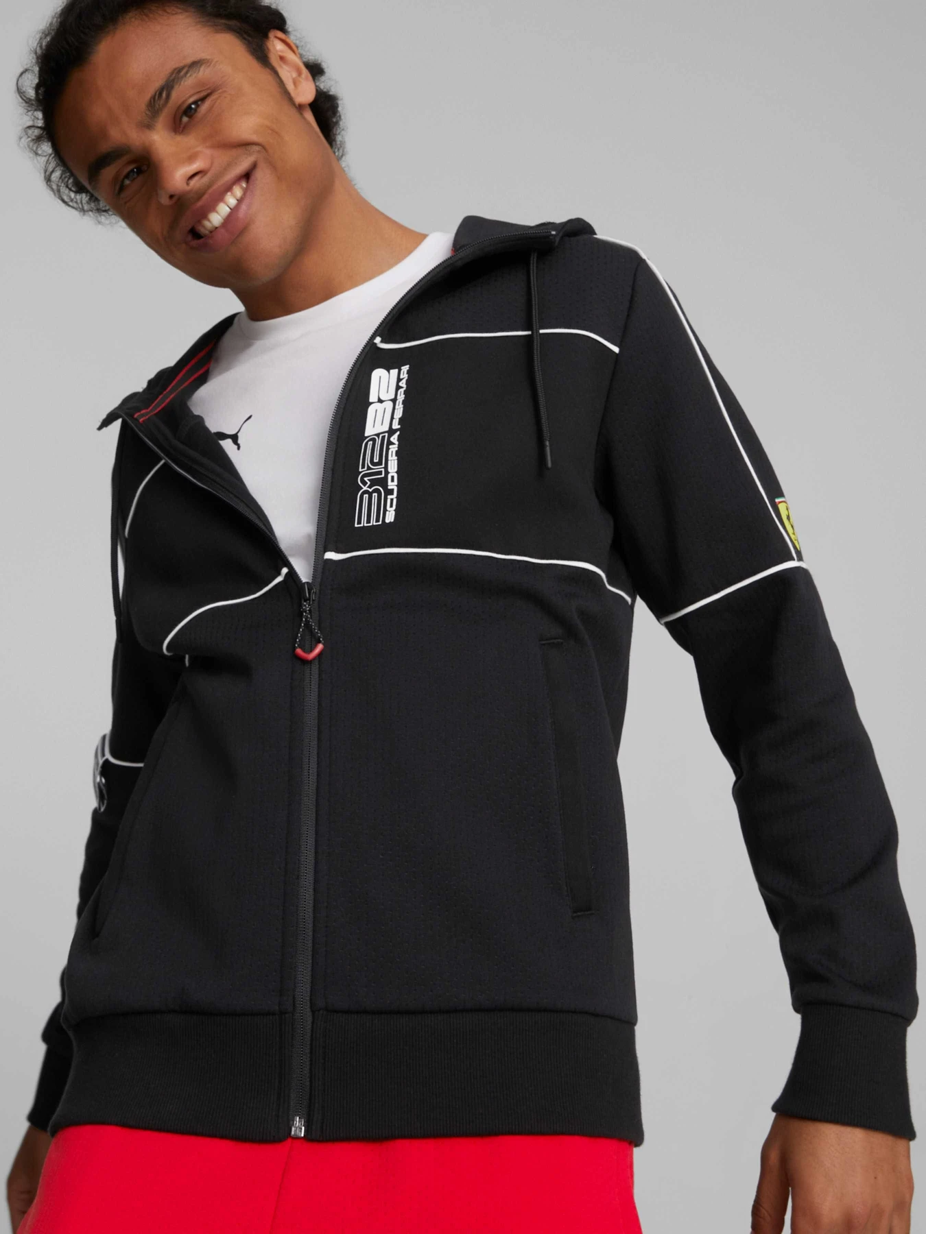 Худі та світшоти PUMA Ferrari Race Hdd Sweat Jkt модель 535829 Фото