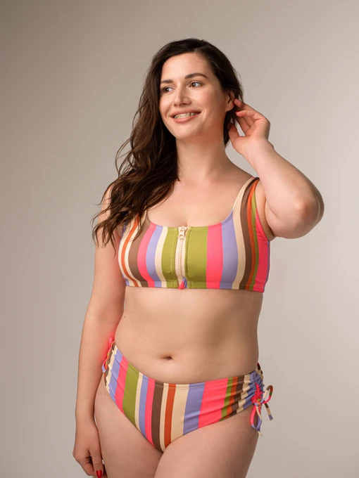 Одяг для пляжу Brabrabra модель SO226421_colorstrips Фото