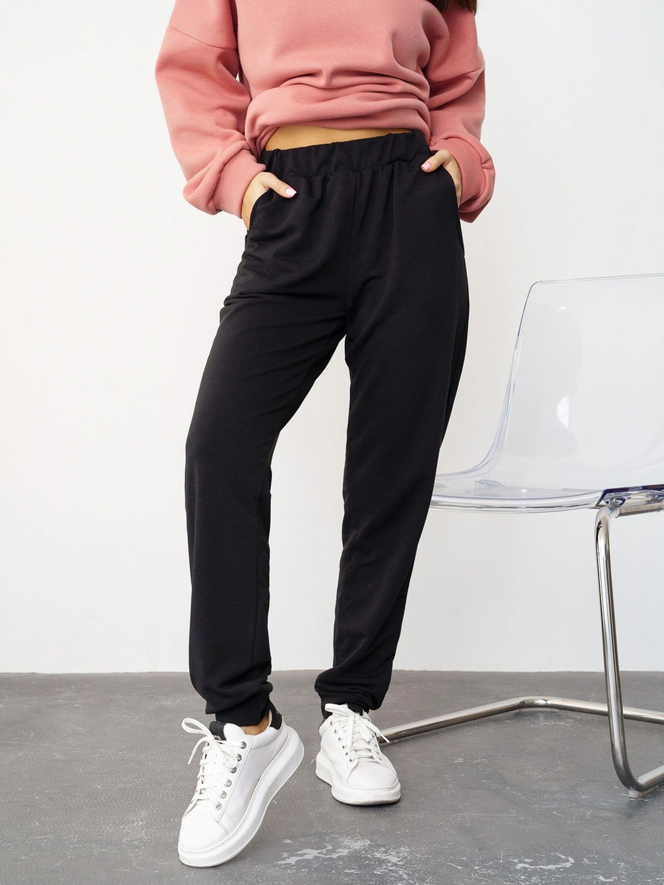 Брюки ISSA Plus модель 13567_black Фото