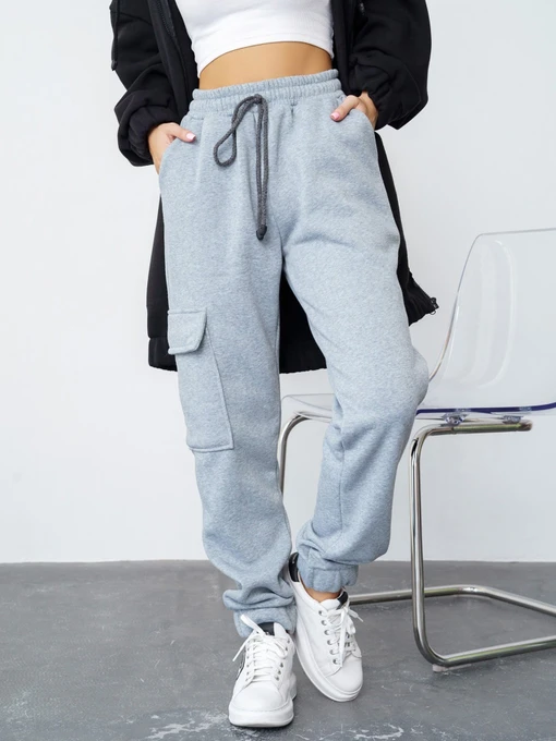 Брюки ISSA Plus модель 13565_lightgray Фото