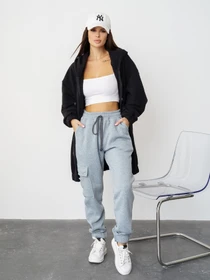 Брюки ISSA Plus модель 13565_lightgray Фото