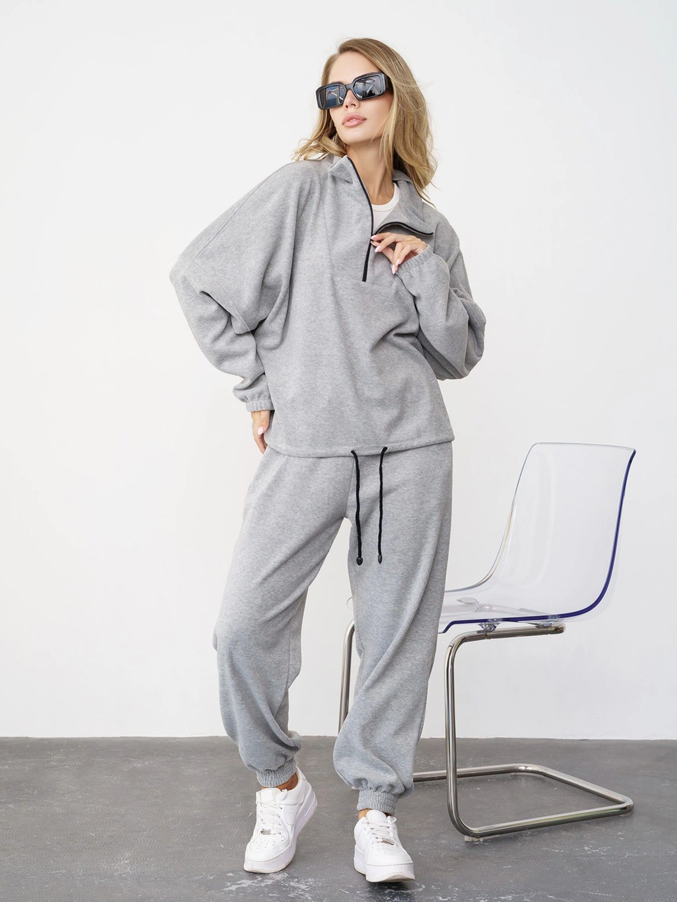 Костюми ISSA Plus модель 13559_grey Фото
