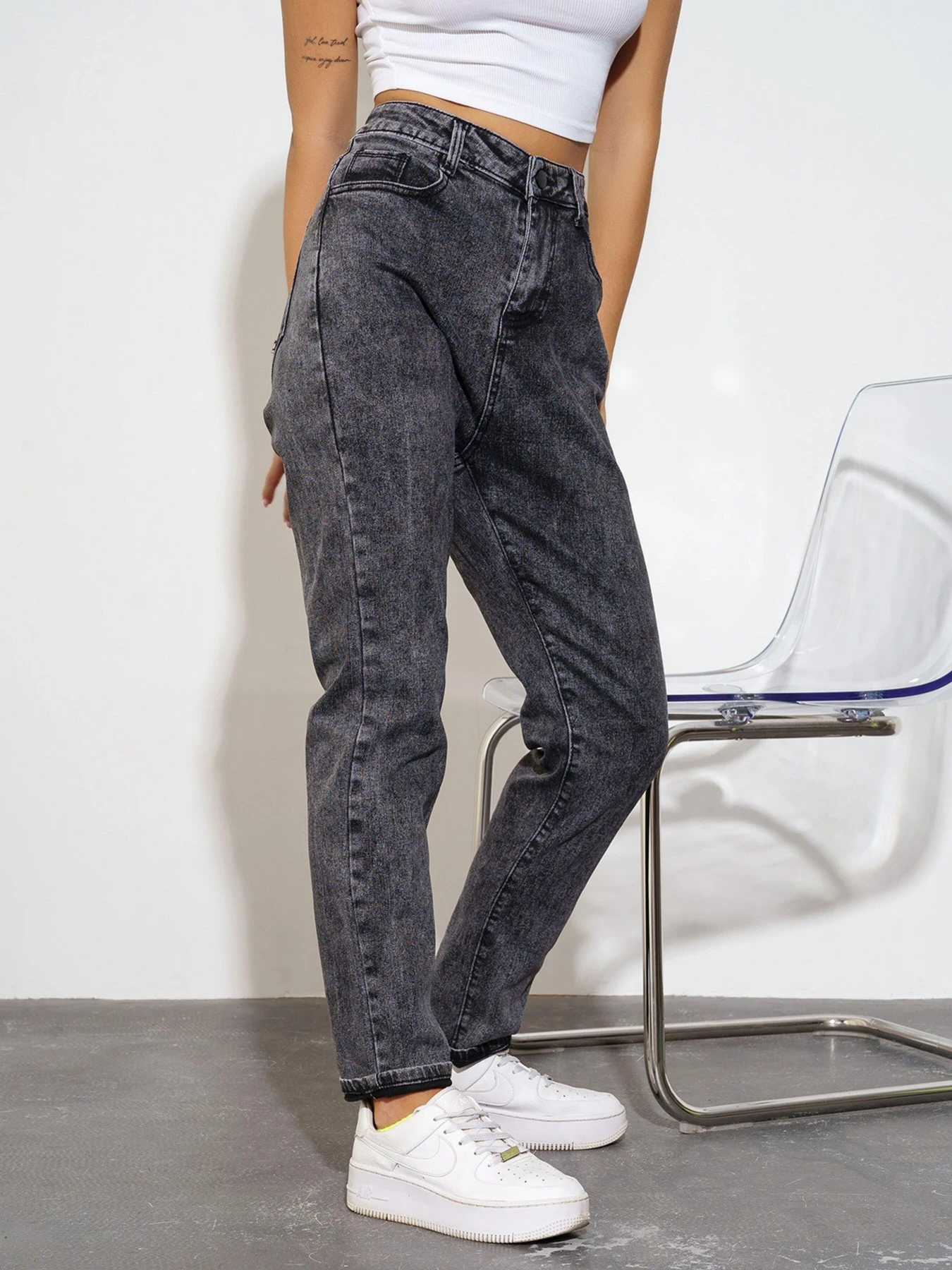 Джинси ISSA Plus модель WN20-313_grey Джинси ISSA Plus модель WN20-313_grey Фото