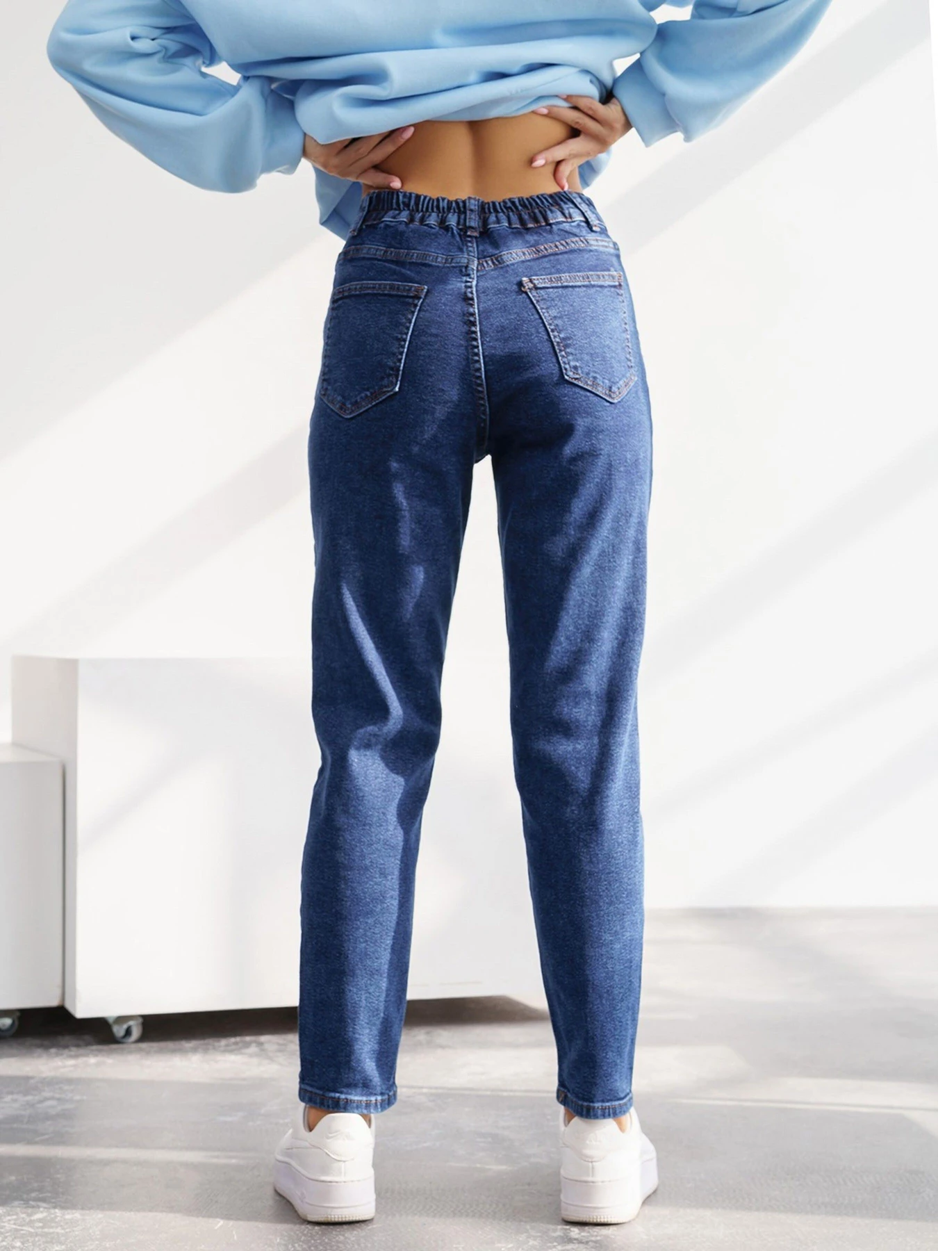 Джинси ISSA Plus модель WN20-314_blue Джинси ISSA Plus модель WN20-314_blue Фото