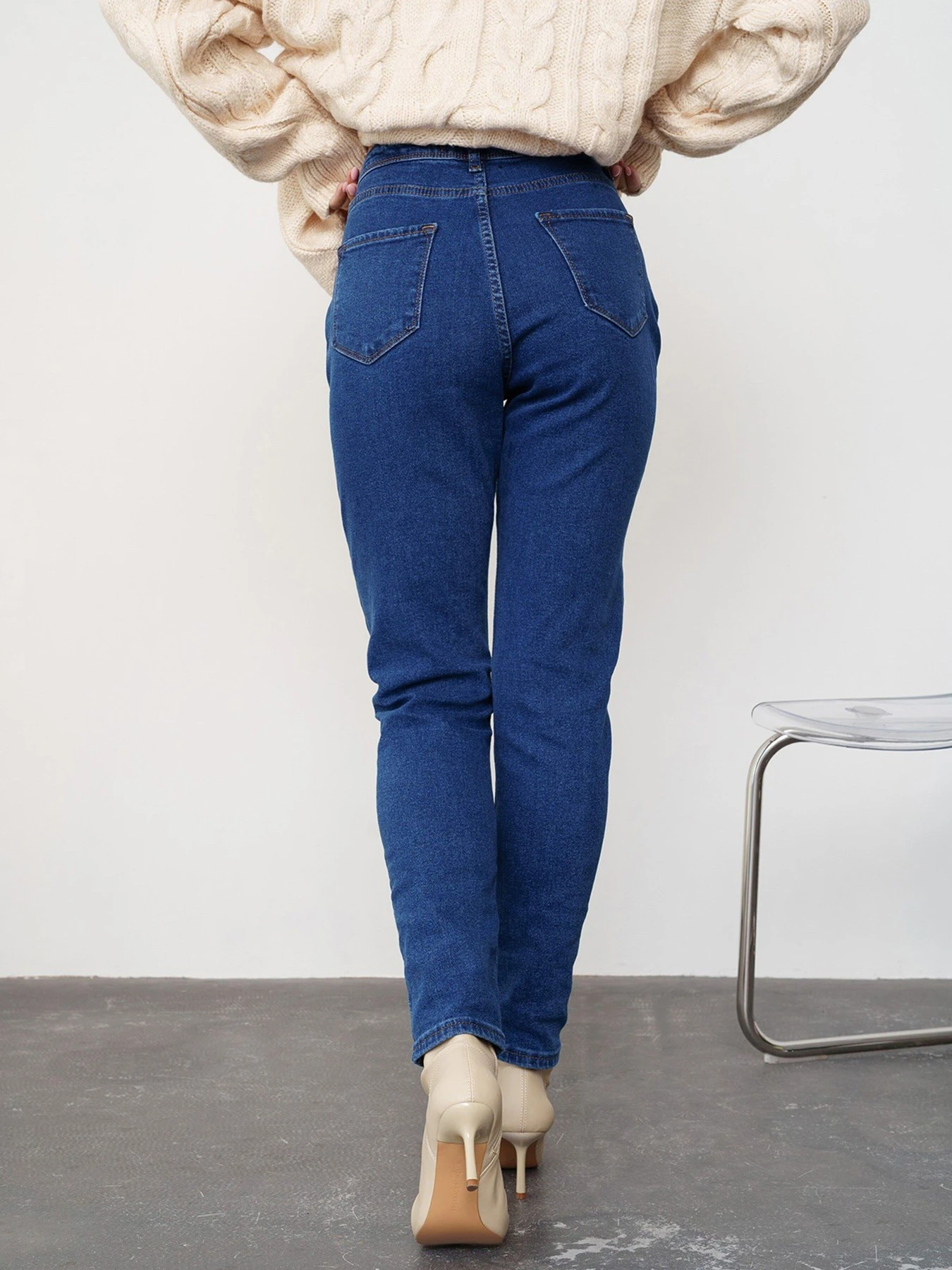 Джинси ISSA Plus модель WN20-319_blue Джинси ISSA Plus модель WN20-319_blue Фото