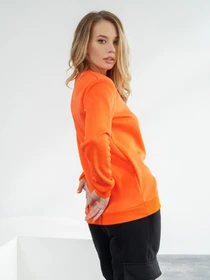 Худі та світшоти ISSA Plus модель 13537_orange Фото