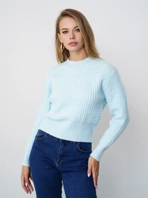 Светри та кардигани ISSA Plus модель WN20-323_blue Фото