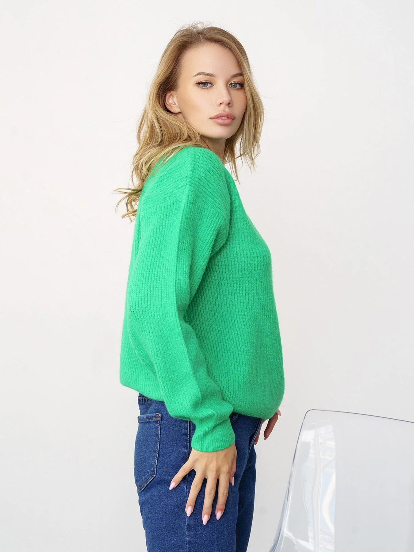 Светри та кардигани ISSA Plus модель WN20-324_green Фото