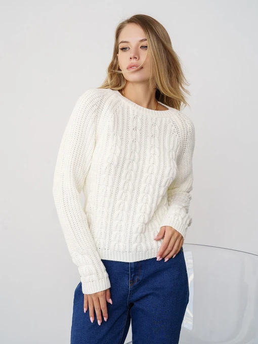 Свитры и кардиганы ISSA Plus модель WN20-334_white Фото
