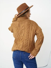 Свитры и кардиганы ISSA Plus модель WN20-348_brown Фото