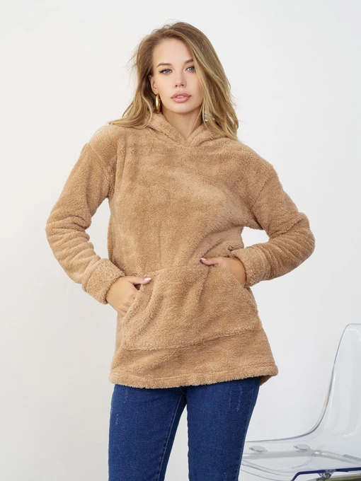 Худи и свитшоты ISSA Plus модель WN20-350_beige Фото