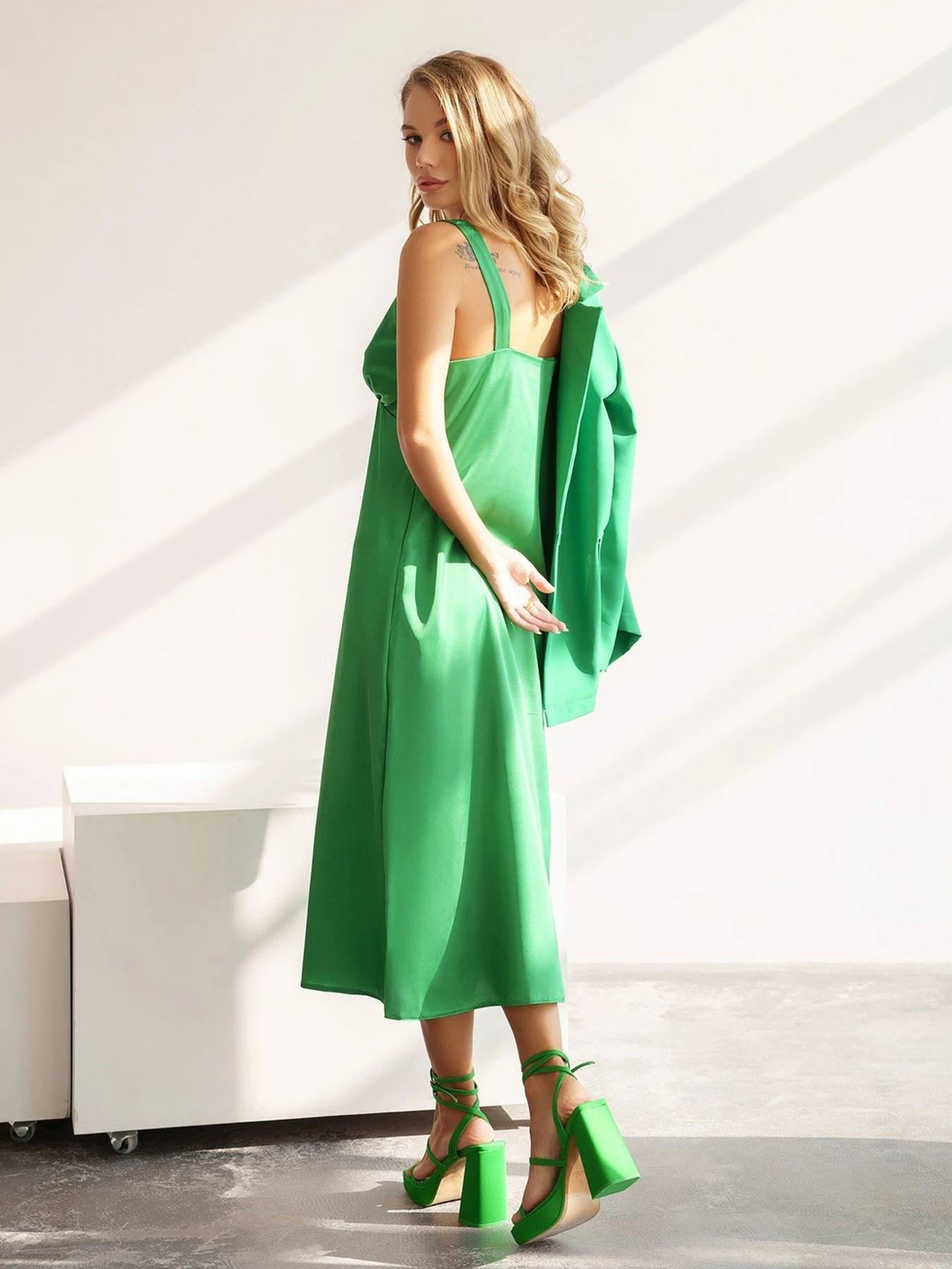 Костюми ISSA Plus модель 13582_green Фото