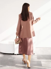 Костюми ISSA Plus модель 13582_brown Фото