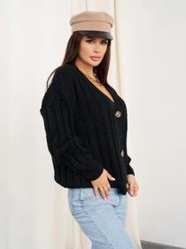 Свитры и кардиганы ISSA Plus модель WN20-308_black Фото