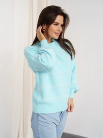 Свитры и кардиганы ISSA Plus модель WN20-320_blue Фото