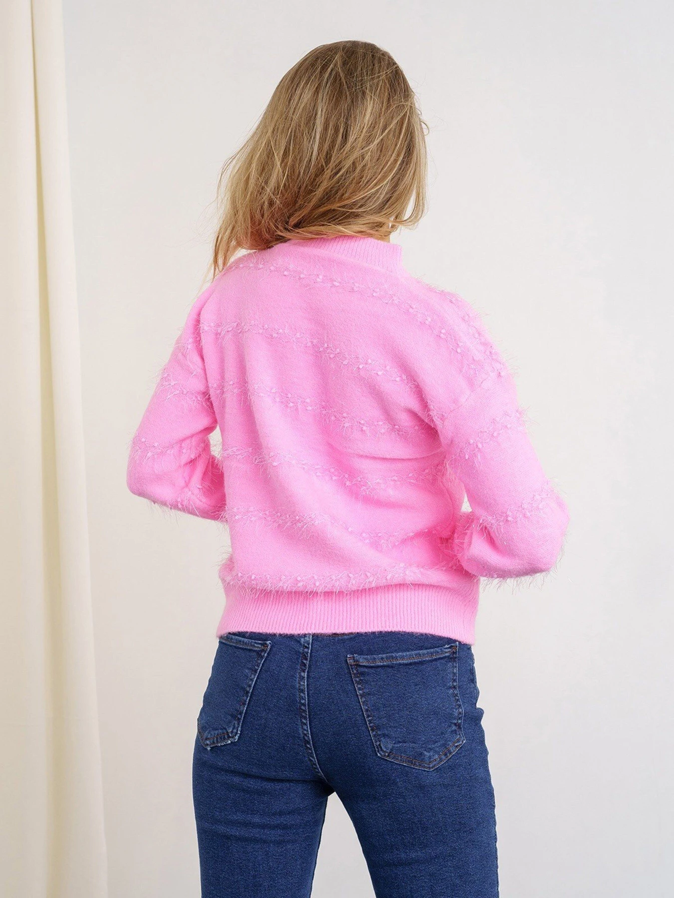 Свитры и кардиганы ISSA Plus модель WN20-320_pink Фото
