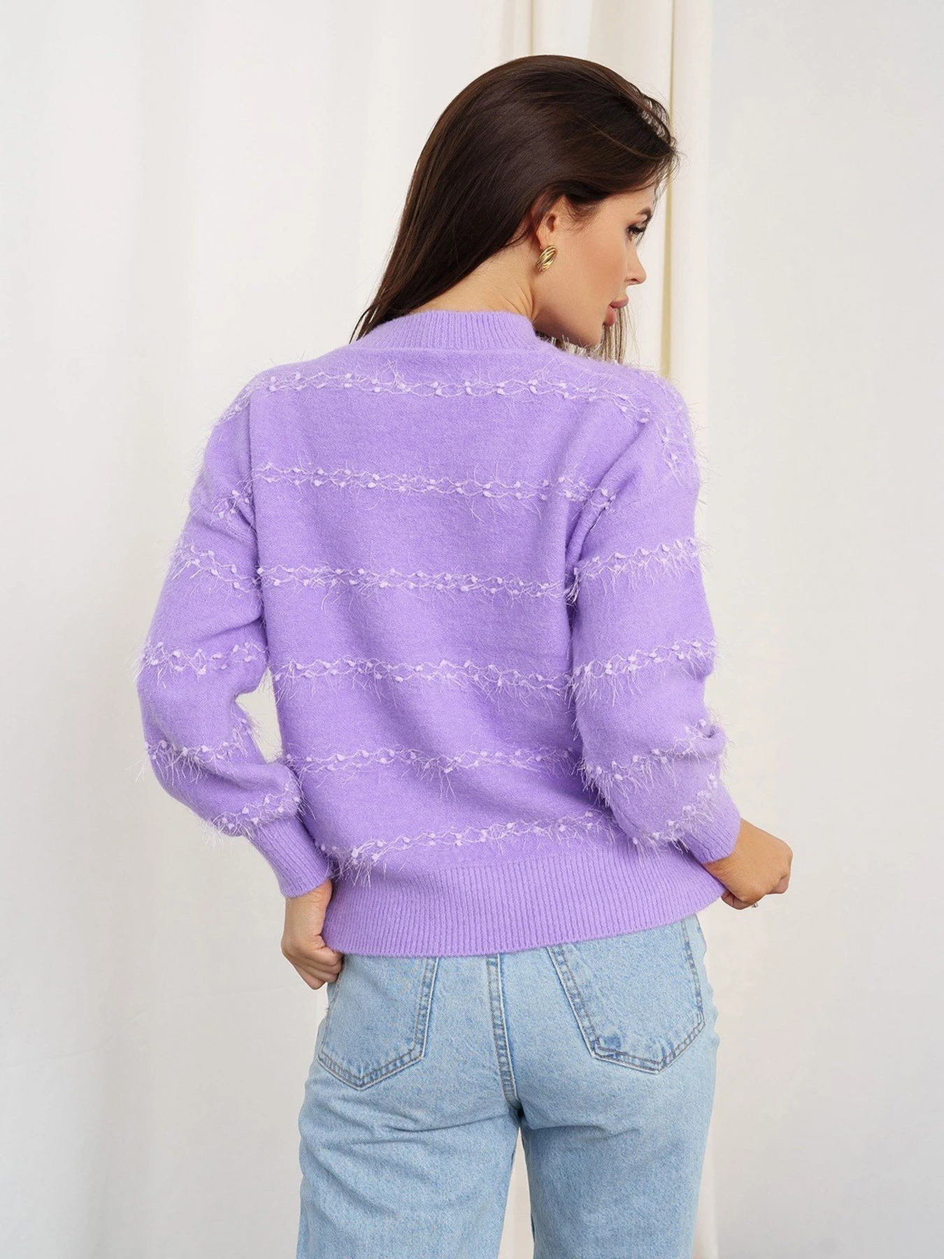 Светри та кардигани ISSA Plus модель WN20-320_lilac Фото