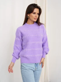 Светри та кардигани ISSA Plus модель WN20-320_lilac Фото