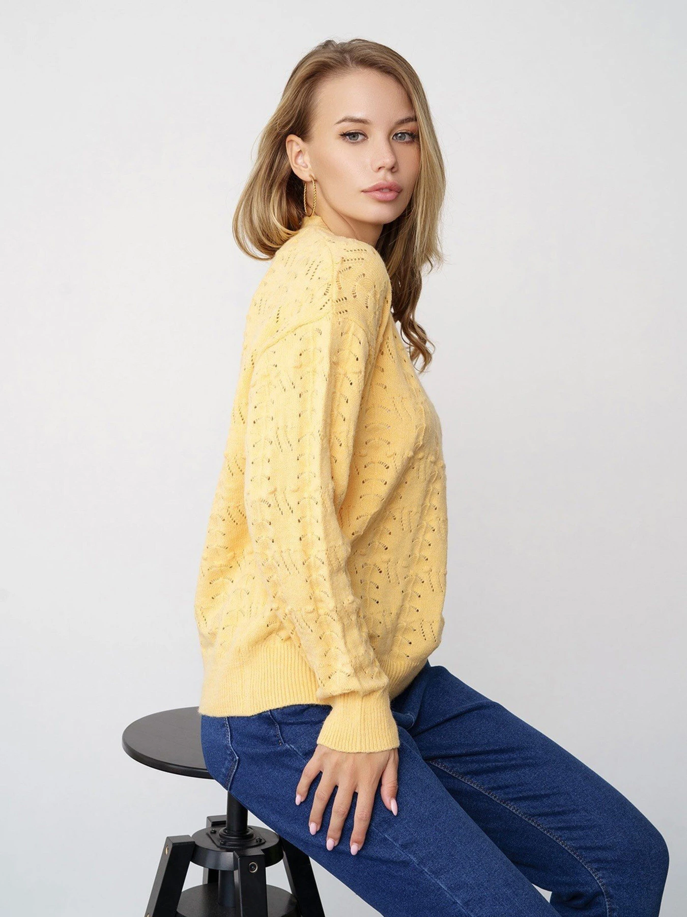 Светри та кардигани ISSA Plus модель WN20-321_yellow Фото