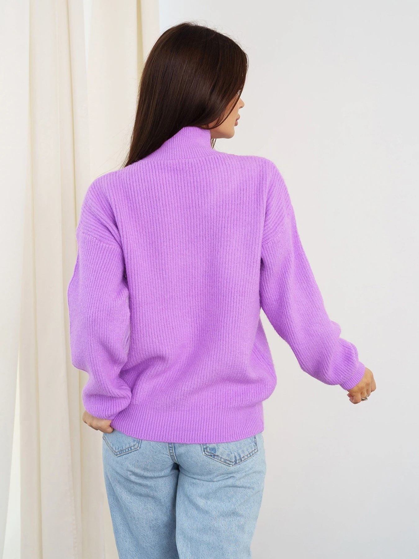 Свитры и кардиганы ISSA Plus модель WN20-322_lilac Фото