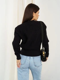 Светри та кардигани ISSA Plus модель WN20-323_black Фото