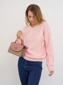Свитры и кардиганы ISSA Plus модель WN20-324_pink Фото