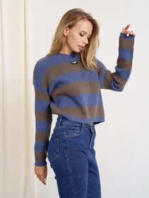 Светри та кардигани ISSA Plus модель WN20-325_greyblue Фото