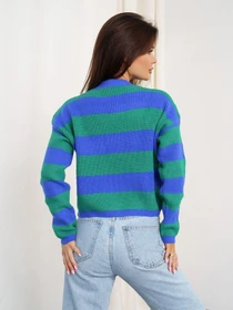 Светри та кардигани ISSA Plus модель WN20-325_bluegreen Фото