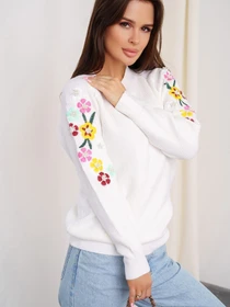 Свитры и кардиганы ISSA Plus модель WN20-327_white Фото