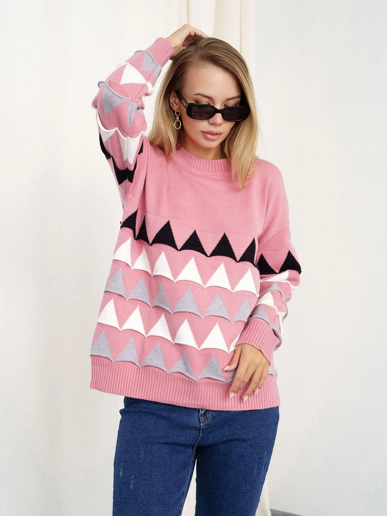 Светри та кардигани ISSA Plus модель WN20-328_pink Фото