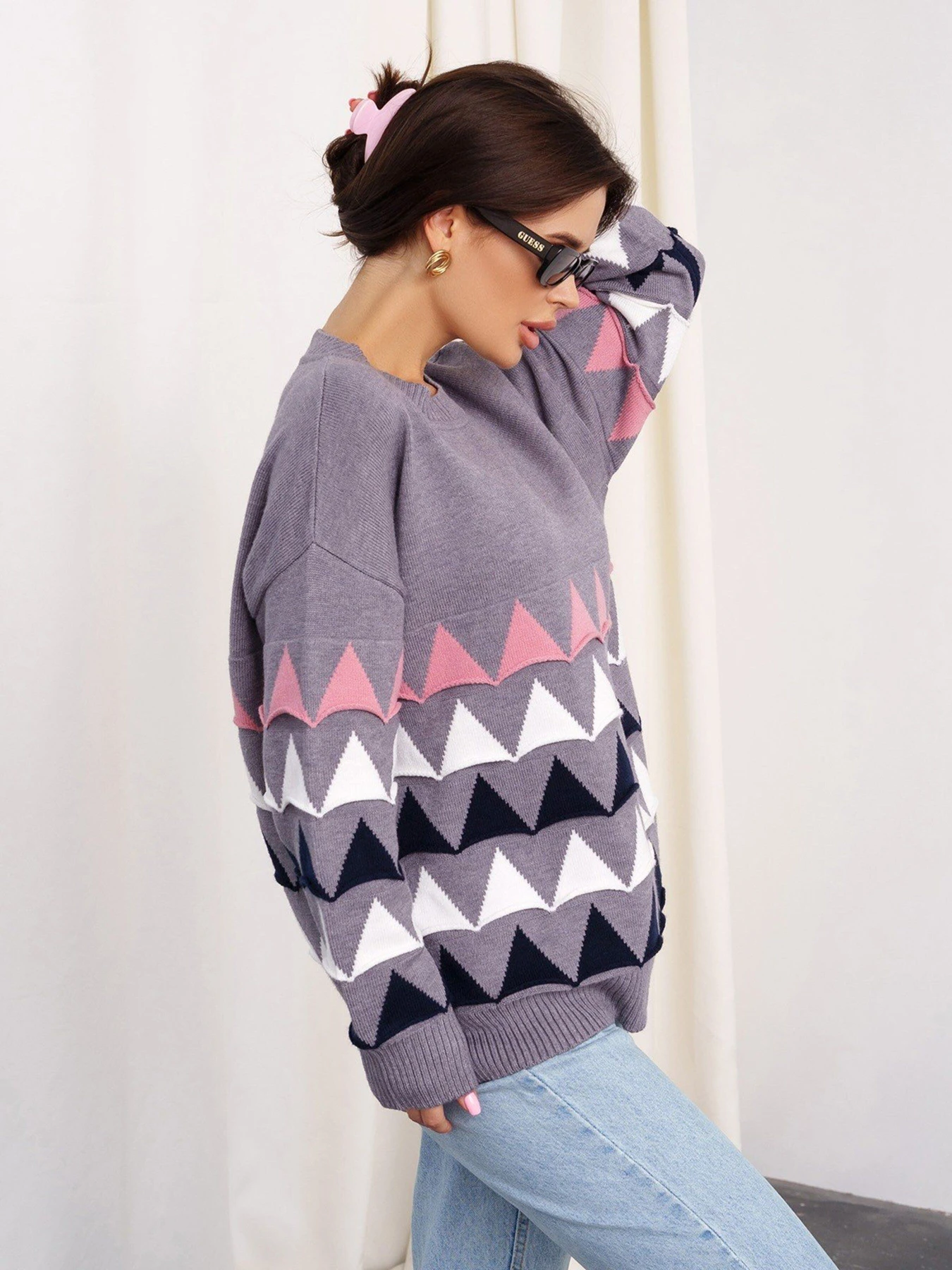 Светри та кардигани ISSA Plus модель WN20-328_grey Фото