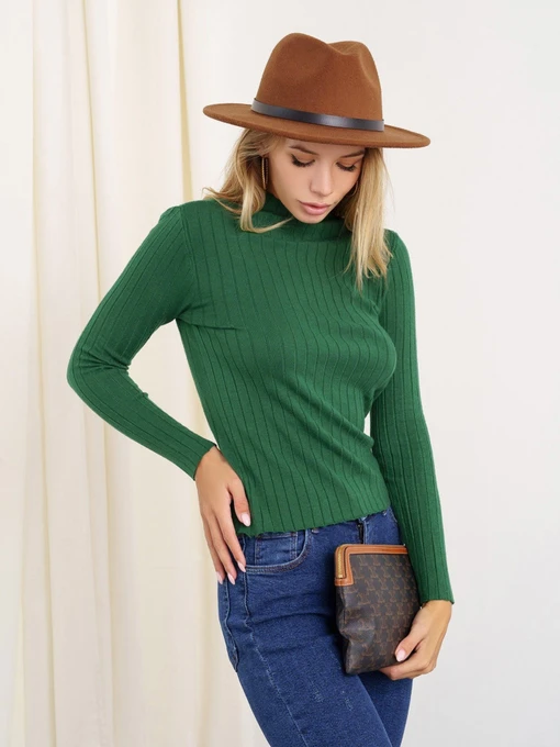 Свитры и кардиганы ISSA Plus модель WN20-329_green Фото