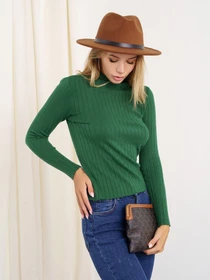 Свитры и кардиганы ISSA Plus модель WN20-329_green Фото