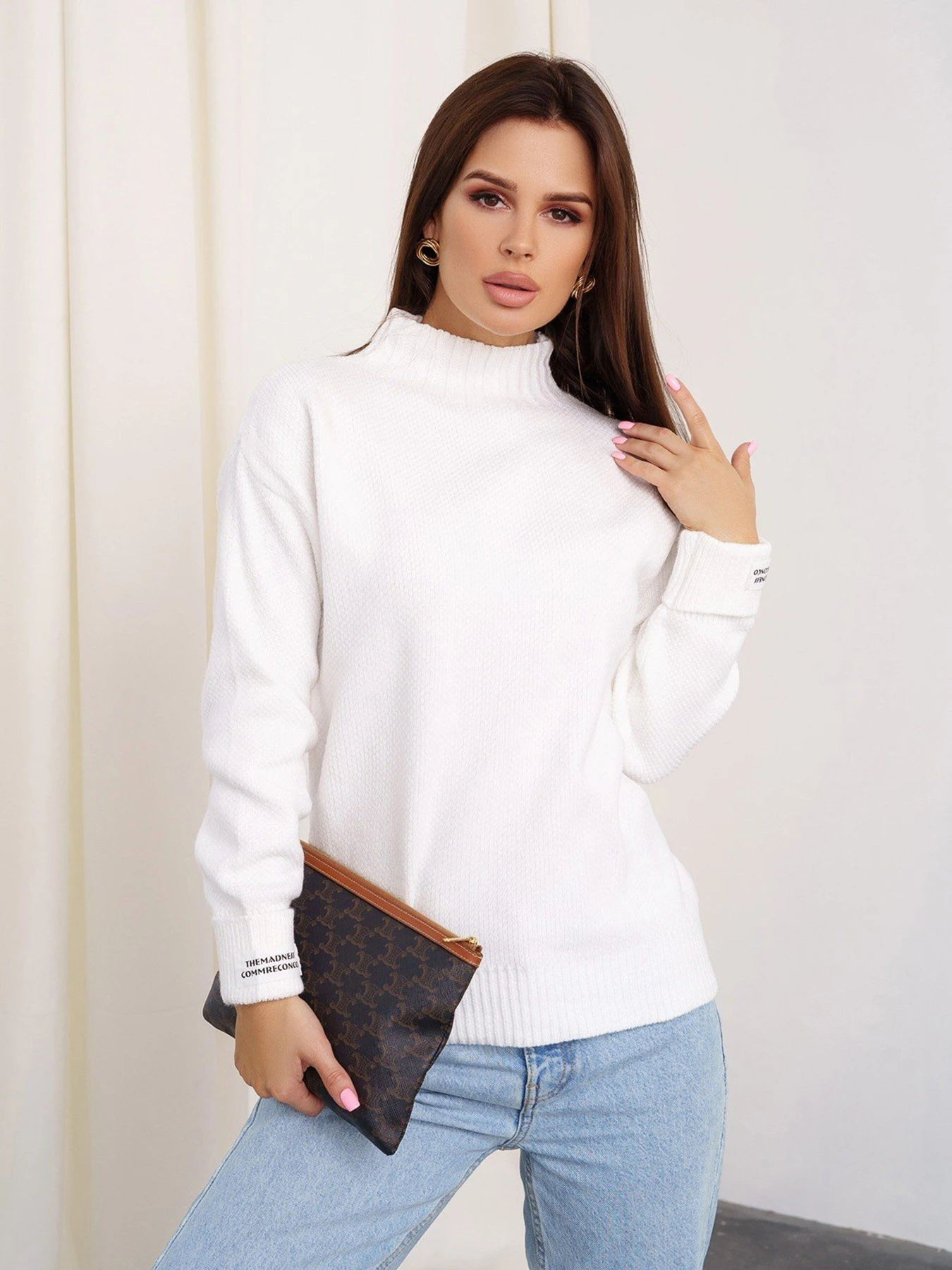 Светри та кардигани ISSA Plus модель WN20-330_white Фото
