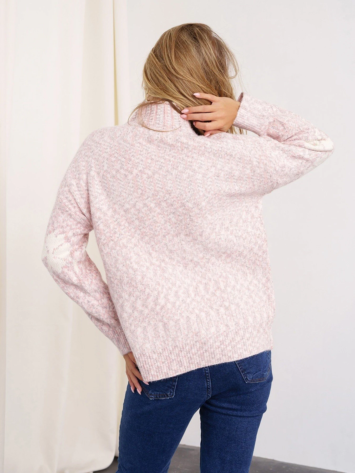 Свитры и кардиганы ISSA Plus модель WN20-333_pink Фото
