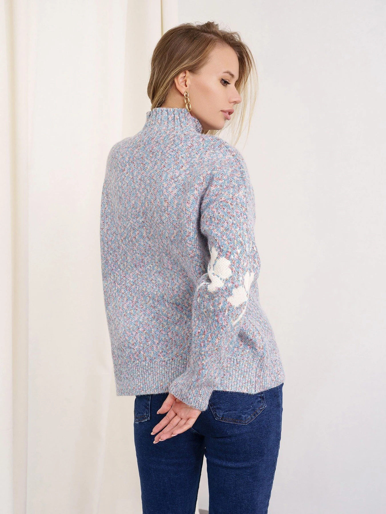 Светри та кардигани ISSA Plus модель WN20-333_blue Светри та кардигани ISSA Plus модель WN20-333_blue Фото
