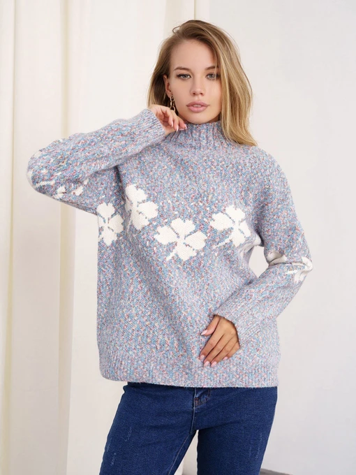 Свитры и кардиганы ISSA Plus модель WN20-333_blue Фото