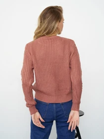 Свитры и кардиганы ISSA Plus модель WN20-337_darkpink Фото