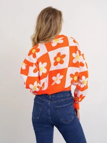 Свитры и кардиганы ISSA Plus модель WN20-339_orange Фото