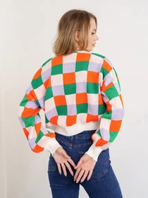 Светри та кардигани ISSA Plus модель WN20-341_greenmilky Фото