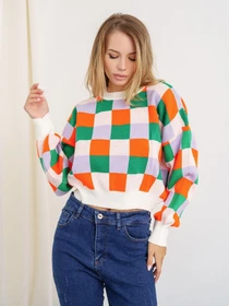 Светри та кардигани ISSA Plus модель WN20-341_greenmilky Фото