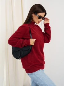 Светри та кардигани ISSA Plus модель WN20-347_burgundy Фото