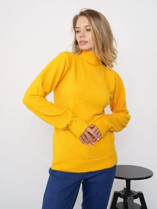 Свитры и кардиганы ISSA Plus модель WN20-347_mustard Фото