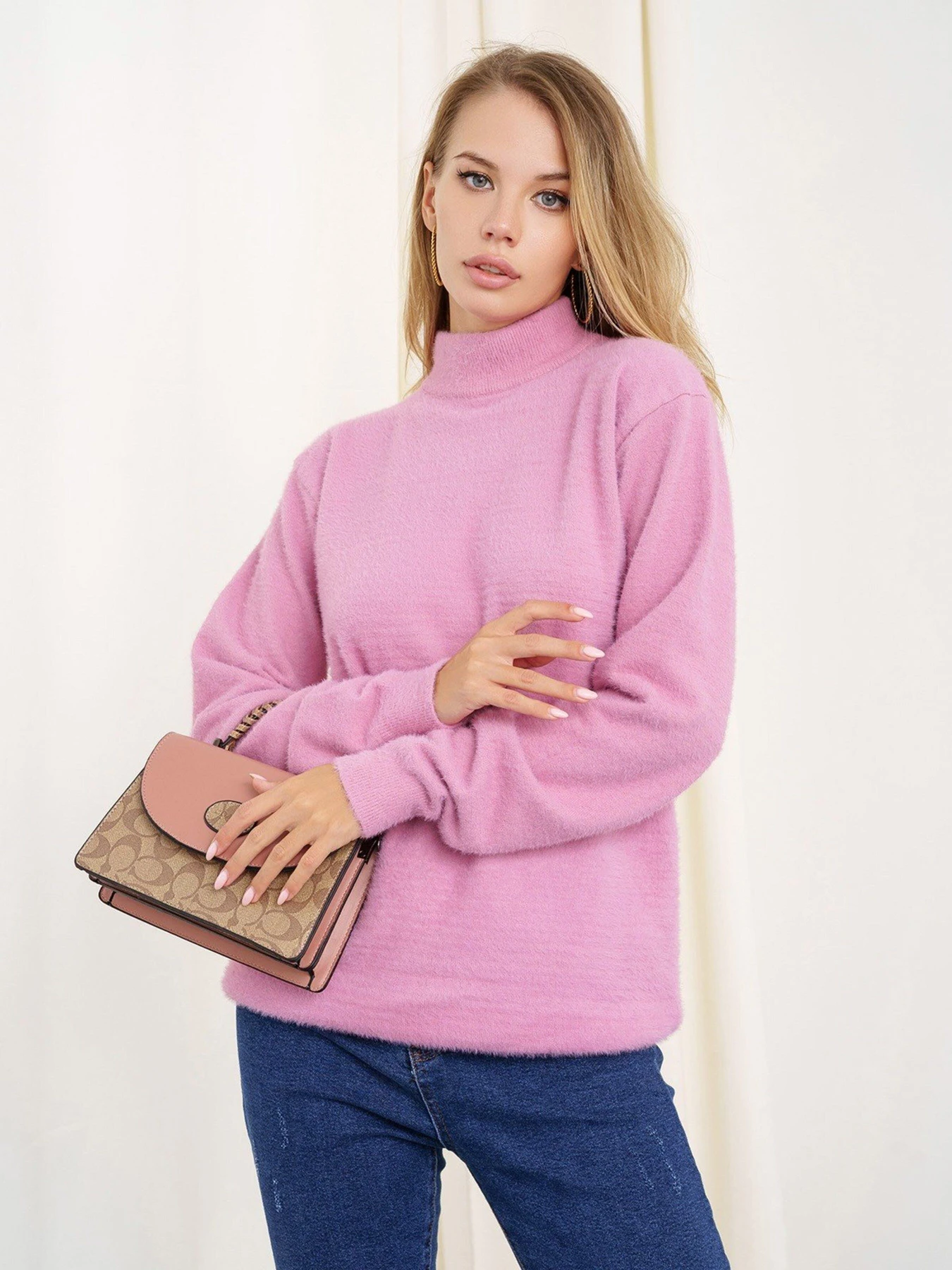 Светри та кардигани ISSA Plus модель WN20-347_pink Фото