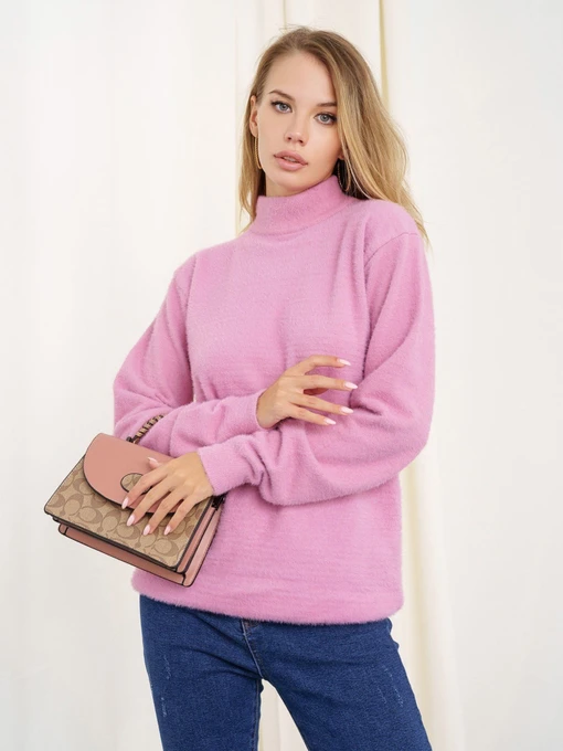 Свитры и кардиганы ISSA Plus модель WN20-347_pink Фото