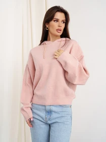 Свитры и кардиганы ISSA Plus модель WN20-349_pink Фото
