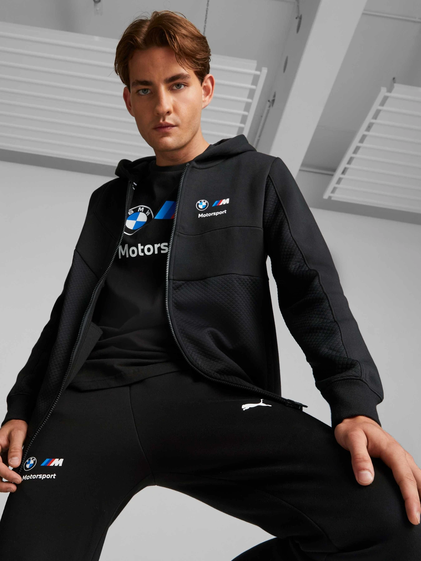 Худі та світшоти PUMA Bmw Mms Hdd Sweat Jacket модель 535864 Худі та світшоти PUMA Bmw Mms Hdd Sweat Jacket модель 535864 Фото