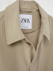 Пальто и плащи ZARA модель 65443 Фото
